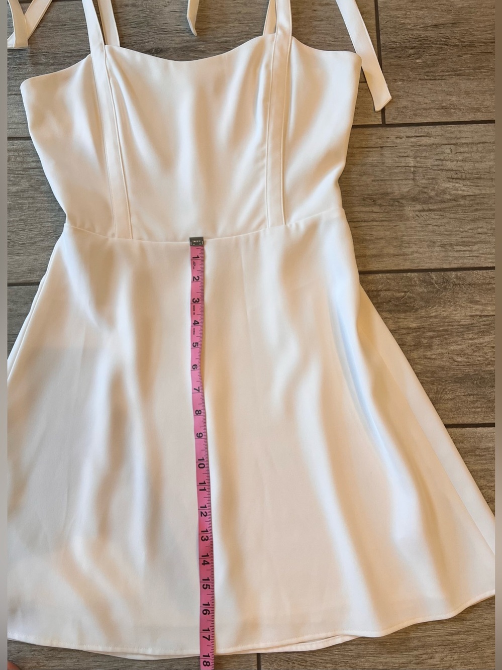 Aritzia Sunday Best Weller White Fit And Flare Mini Dress Size 4 - Picture 6 of 8